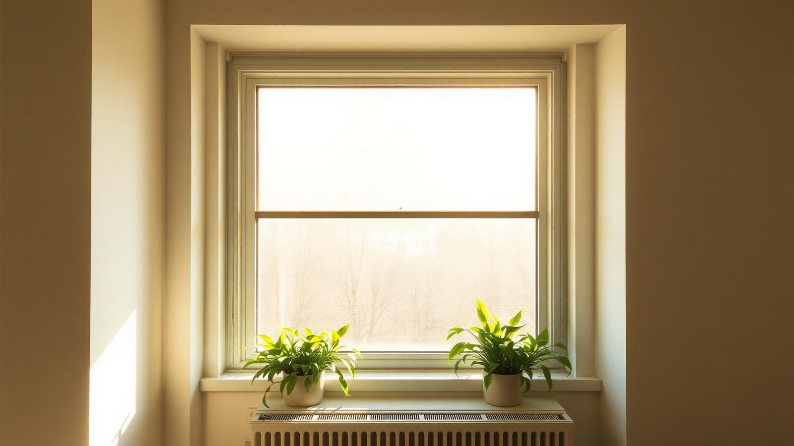 Ambiente de trabalho iluminado com plantas — ergonomia e bem-estar